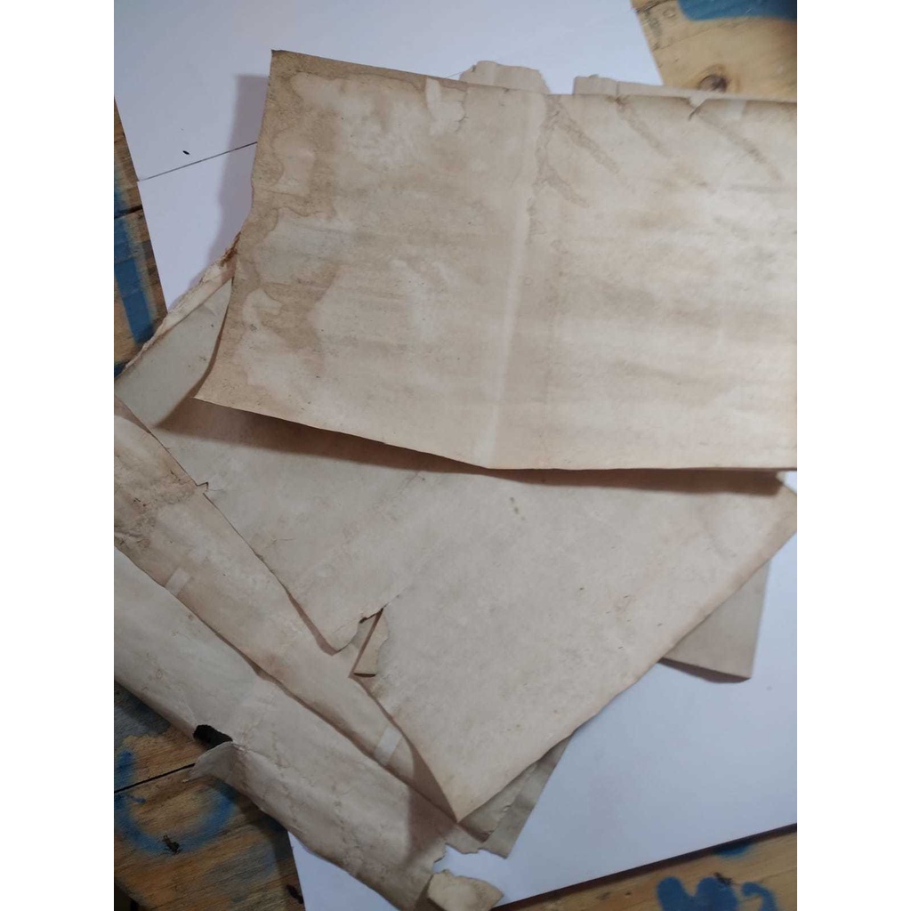 2 (Duas) Folhas Envelhecidas A4