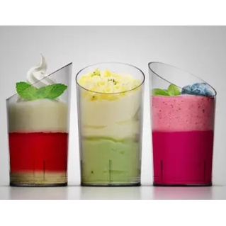 Copo De Acrílico Transparente PIC 061 VERRINE Pacote c/10 unidades