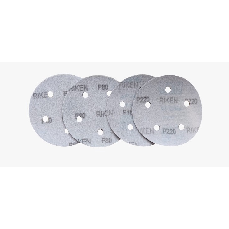 Disco de lixa roquite 5 polegadas grão 80 - Riken | Shopee Brasil