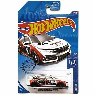 2018 honda civic on sale type r diecast