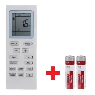 Controle Remoto Ar Condicionado Split Gree Gardem Green Bay + PILHAS