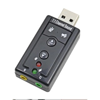 Placa De Som Áudio Externo Adaptador Usb 7.1 Pc Notebook