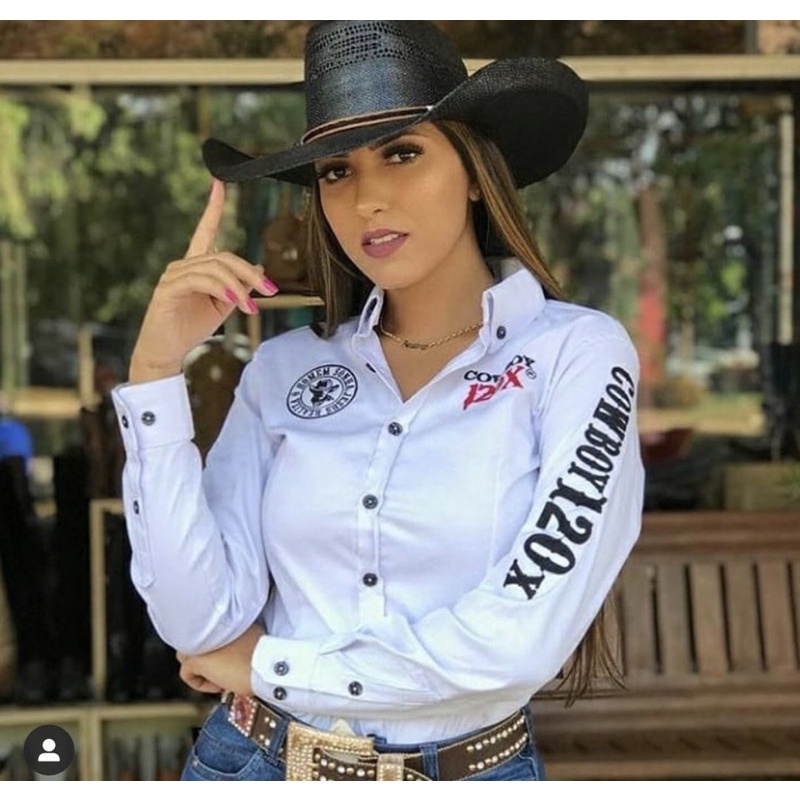 Camisa de deals cowboy feminina