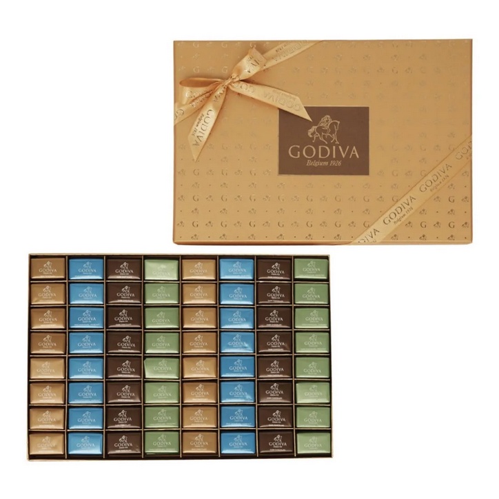 Chocolate Godiva Napoliten Gold Box 128 Pcs - GDVN45