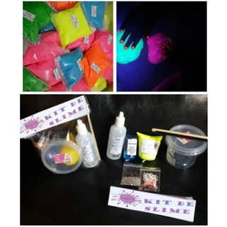 15 Kits de Slime - Completo - Faça vc mesmo - Lembrancinhas de aniversário com 50ml de cola + acessórios cada kit