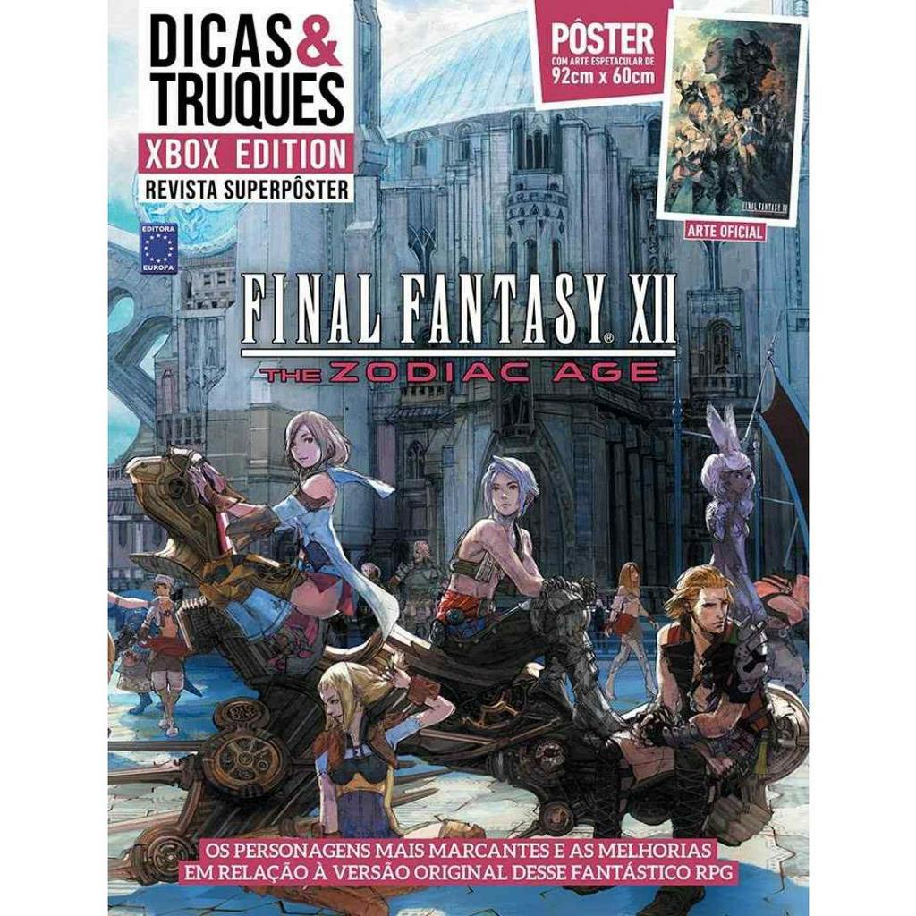 Revista Superpôster D&T Xbox - Final Fantasy XII: The Zodiac | Shopee ...