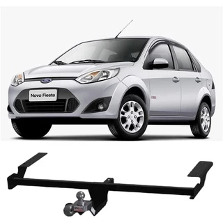 Engate Reboque Fixo Fiesta Hatch Trail Supercharger 2002 A 2014 Cap Carga 550kg Aco Resistente Braconi