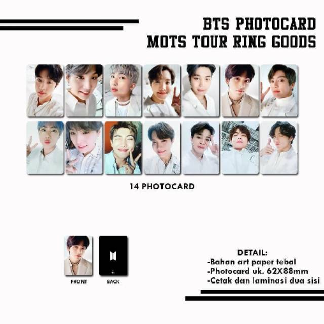 Bts MOTS TOUR RING GOODS Fotocard