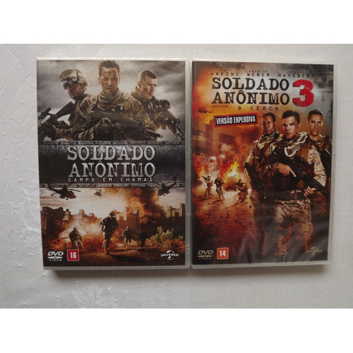 Dvd Soldado An nimo 2 E 3 Novos Originais Lacrados Shopee