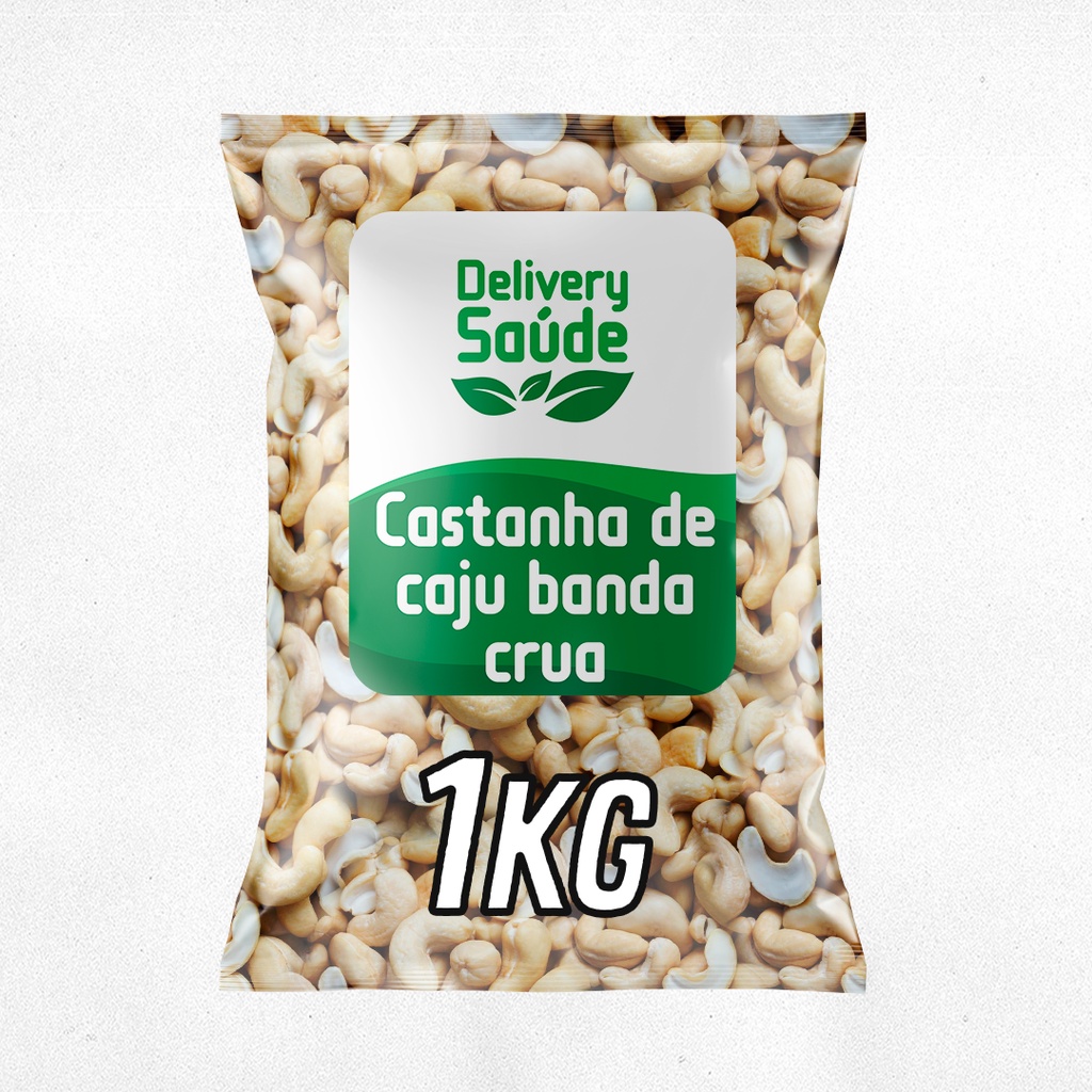 CASTANHA DE CAJU EM BANDA CRUA 1KG