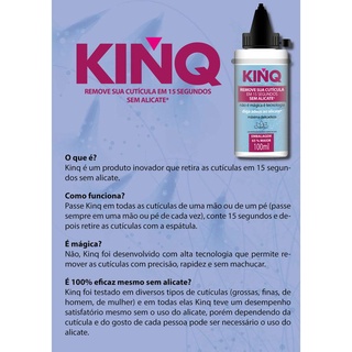 Gel Removedor De Cuticulas Kinq Remove Em 15 Segundos Sem o uso de ...