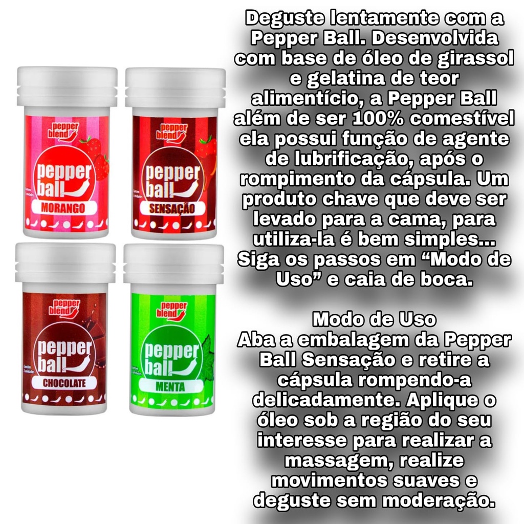 Pepper Ball Bolinha Explosiva Saborosa Com 2 Unidades Pepper Blend Shopee Brasil 7924