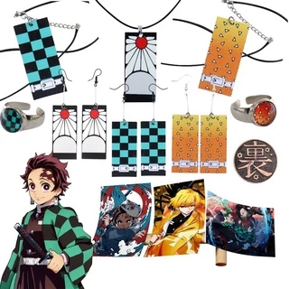 Brinco Demon Slayer Cosplay Kimetsu no Yaiba Tanjiro Moeda Kamada Zenitsu Nezuko