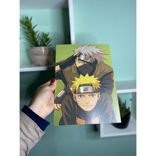 Quadro decorativo A4 anime another personagens em Promoção na