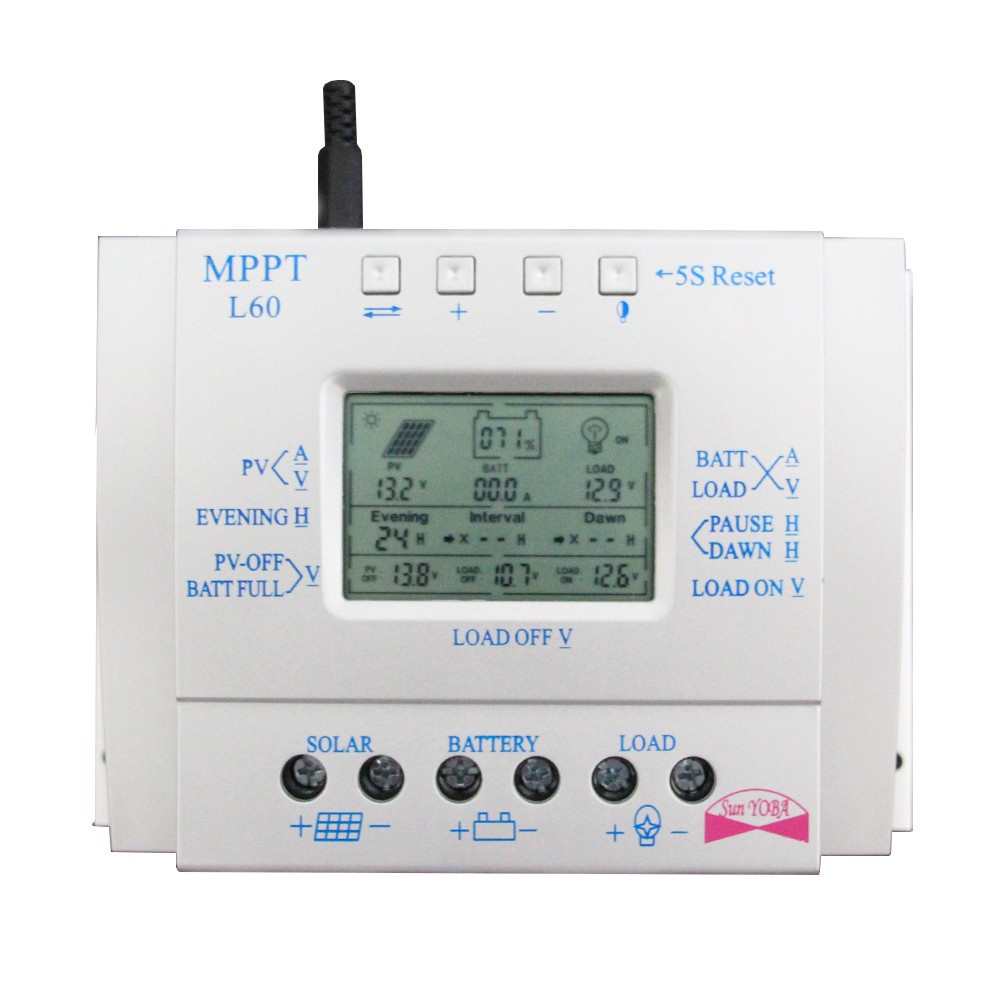 Controlador Solar 60 Amperes Mppt L60 | Shopee Brasil