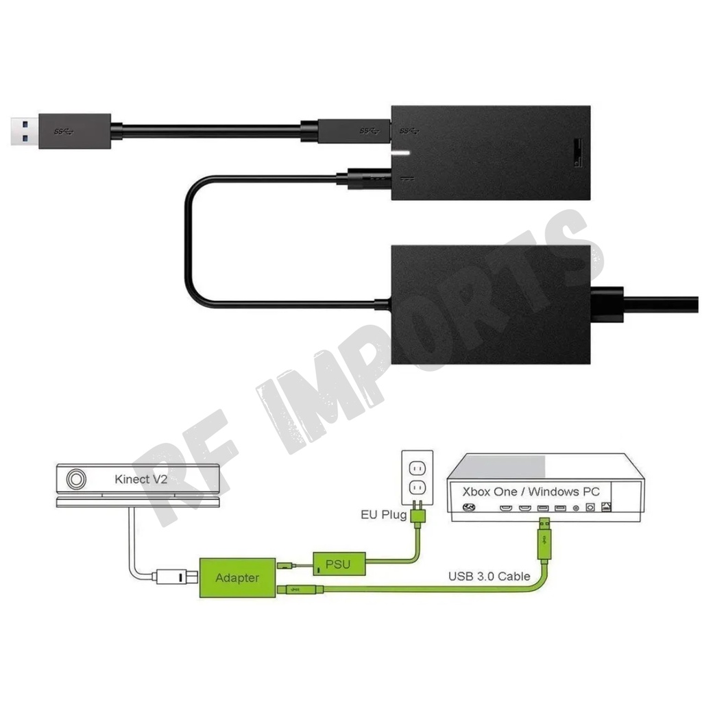 Adaptador Kinect 3.0 Conector Xbox One X One S Windows 10