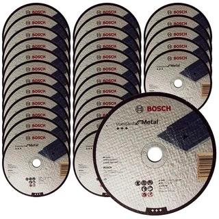 Disco de Corte Metal 7 POL 2 Telas Furo 7/8 POL Standard com 30 Unidades BOSCH