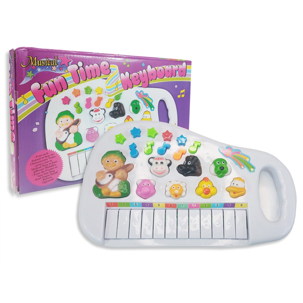 Teclado Piano Infantil Musical Bebê 31 Teclas com Som de Animais Divertido  Crianças Importway BW104 - BEST