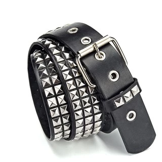 2022 Nova Moda Do Punk Rebite Cinto Para Homens E Mulheres Lantejoulas Personalidade Estilo Concave Fresco Meninos Cintos Mens Acessórios