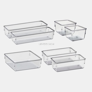 Potes Organizadores Multiuso Modulares Cozinha Quarto Gaveta Shopee 7 Pecas