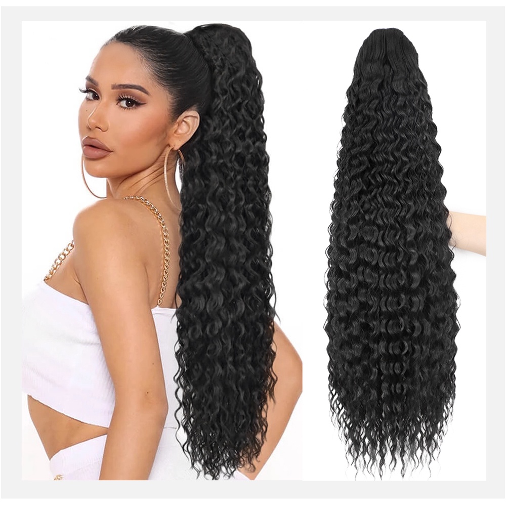 20 Polegada Marrom Strass Conjunto Extensões De Cabelo Tranças Do Bebê  Frente Lado Longo Trançado Rabo De Cavalo Extensão Festa Colorido Clipe Em  Extensões De Cabelo Reto Sintético Hairpieces Para Mulheres Crianças