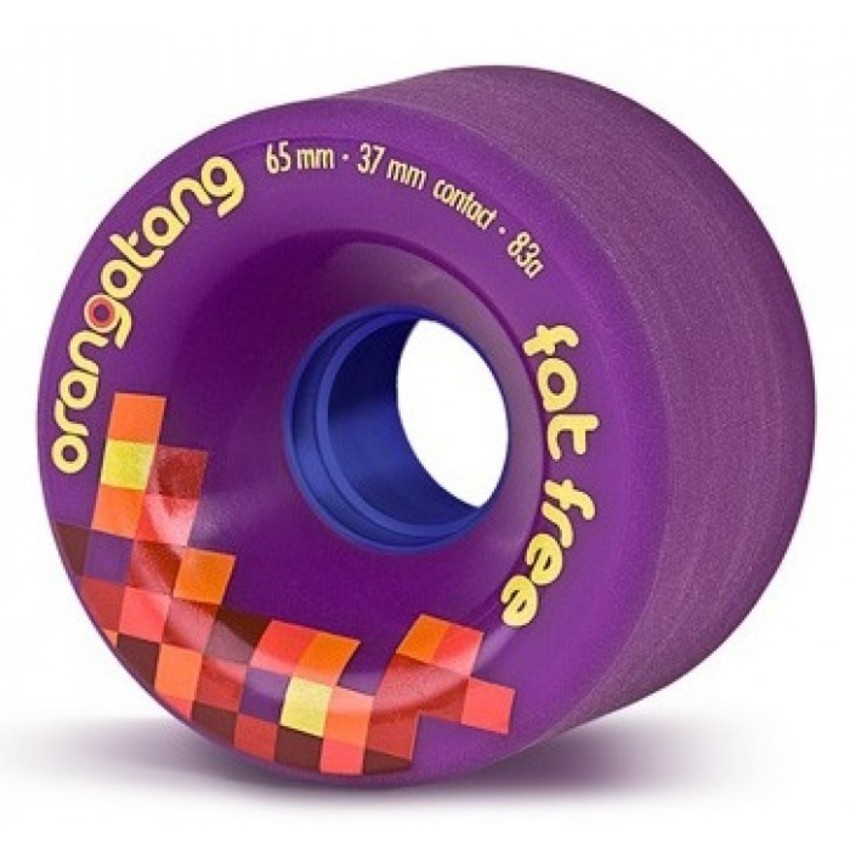 Rodas Orangatang Fat Free 65mm 80a 83a 86a 4 Roda Longboard Skate