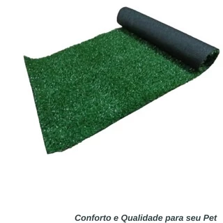 Tapete Higiênico Pet Gato Cachorro Lavável E Duradouro - Grama Sintética - Coco e Xixi