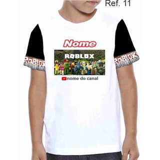 Camiseta Roblox Personalizada com Nome