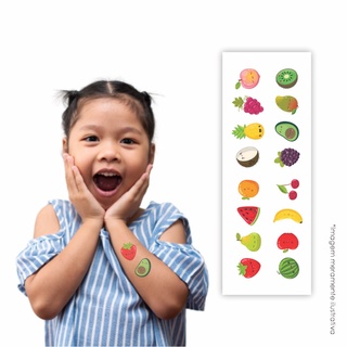 Tatuagem Infantil Temporária Frutas | Kit Festa 16-018