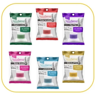 Kit 20 Unidades Gel Sanitário Fragrancia Top Flor Quim Aroma