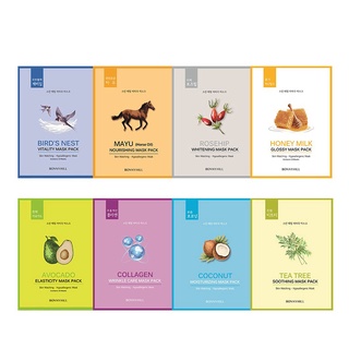 bonnyhill skin matching hypoallergenic mask pack 8 types 1ea 23g