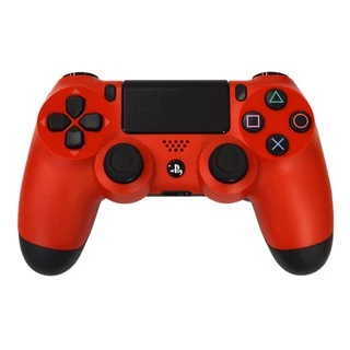 Carcaça externa vermelha com preto controle ps4 modelo 030 recondicionada