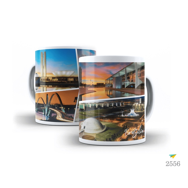 Caneca Personalizada Brasília Ponto Turístico Modelo 4 | Shopee Brasil
