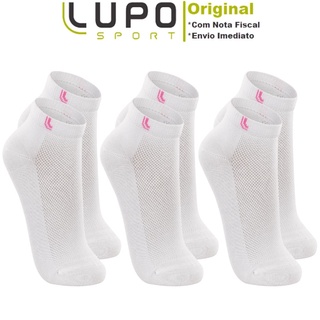 Kit 3 Pares De Meia Cano Curto Original Lupo Esportiva Feminina