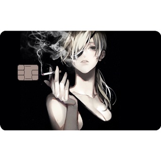 Anime Chainsaw Homem Denji Pochita Poder Adesivo Filme Fita Pele Para  Cartão De Crédito Cartão De Débito Big Small Chip - AliExpress