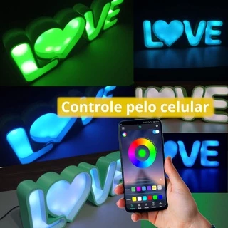 Luminaria Led Personalizada 3D