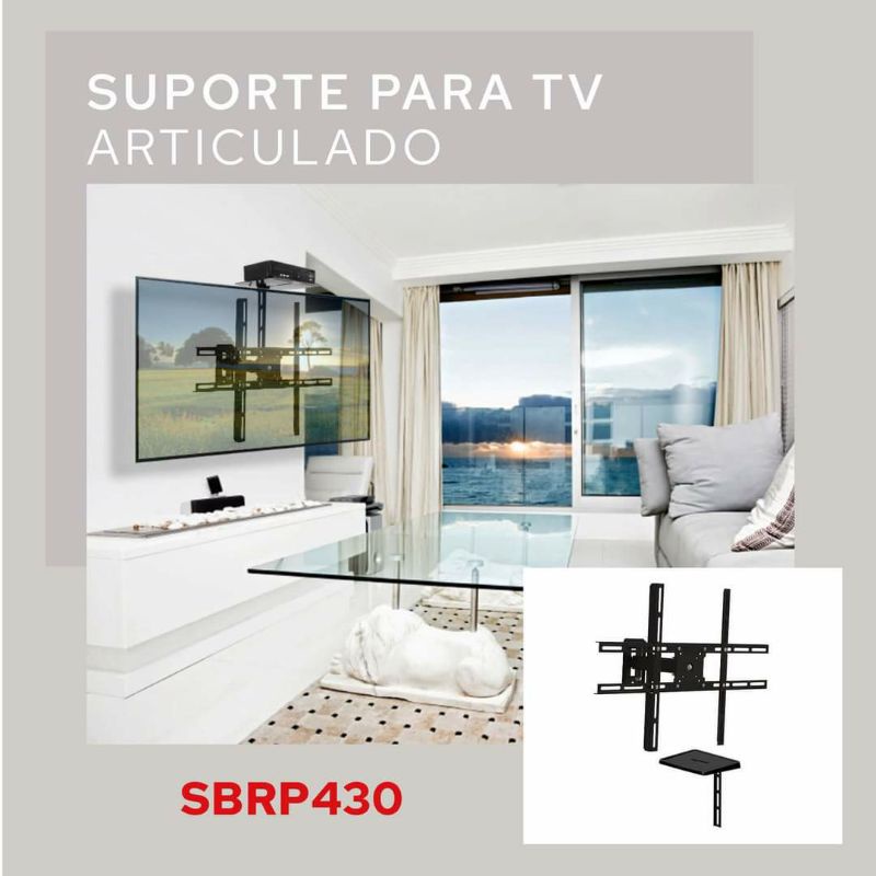 Suporte para Tv Tri Articulado 10" a 70" Brasforma | Shopee Brasil