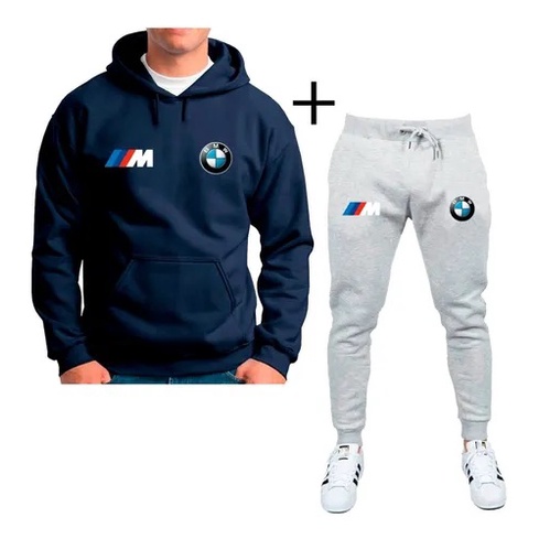 Conjunto de moletom da hot sale bmw