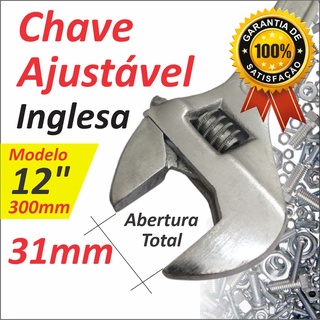 CHAVE INGLESA GRANDE ABERTURA 50mm - 10