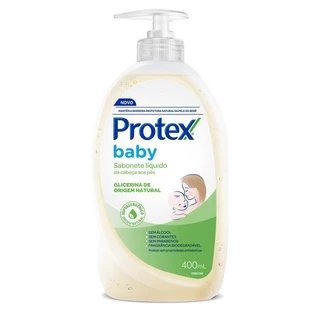Sabonete Líquido Protex Baby da Cabeça aos pés Glicerina Natural 400ml em Oferta na Shopee