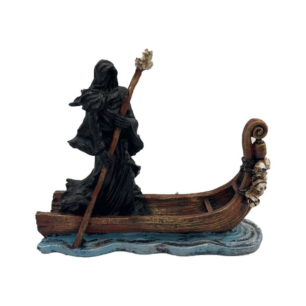 Estatua Grega Caronte Ceifeiro Morte Barqueiro Wicca