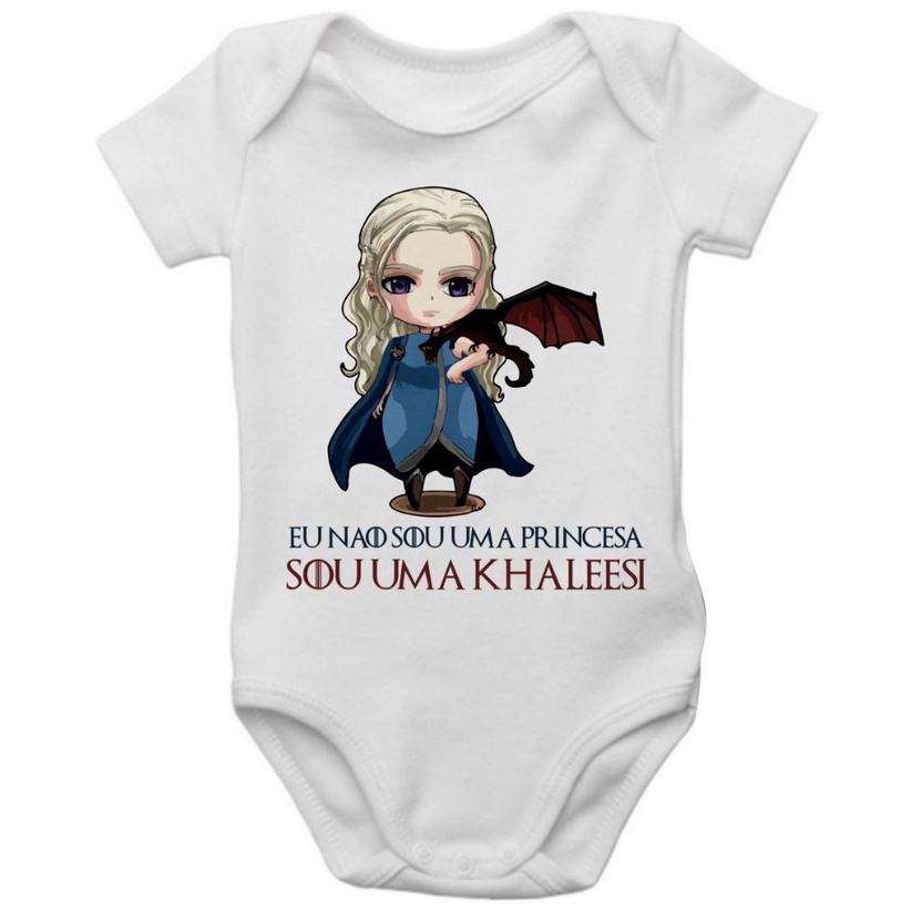 Body Bebê Game Of Thrones Khaleesi GOT Série HBO Dragões