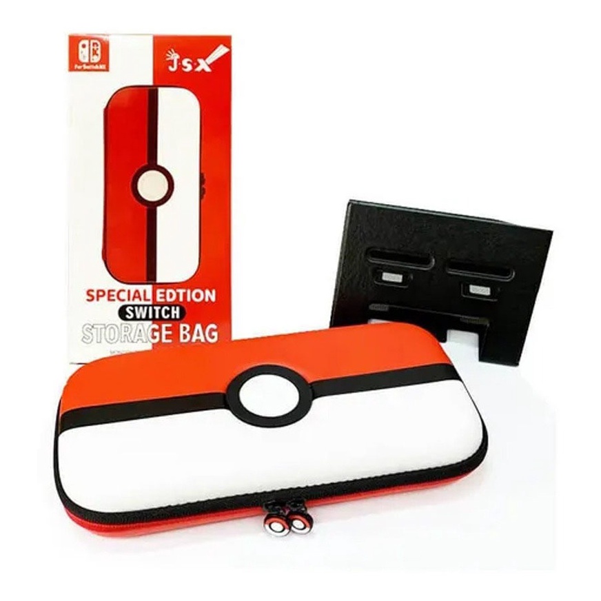 Case Pokebola Porta Cartuchos Nintendo Switch Porta cartão de jogo