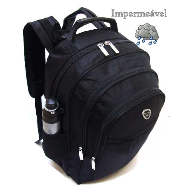 Mochila Bolsa Mala Reforçada Notebook Impermeável Envio Imediato Unisex Top