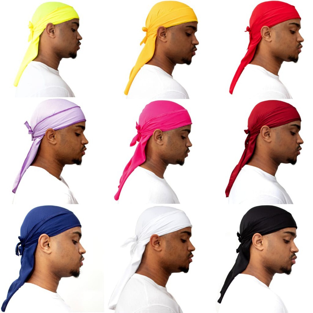 Bandana Durag - Diversas Opções de Cores e Tecidos