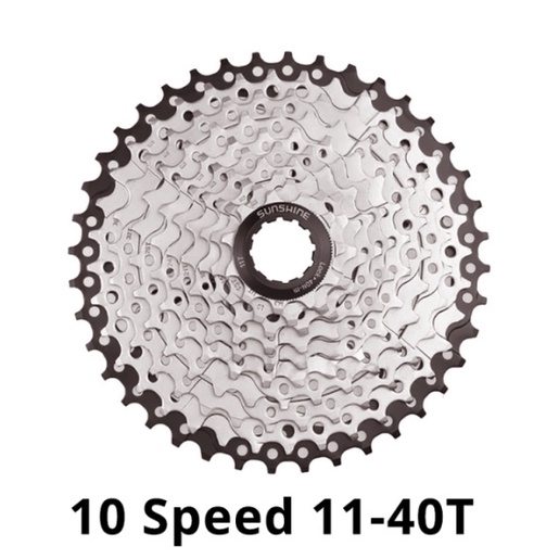 Cassete 10v velocidades 11/40D 11/46d SUNSHINE K7 11x40d