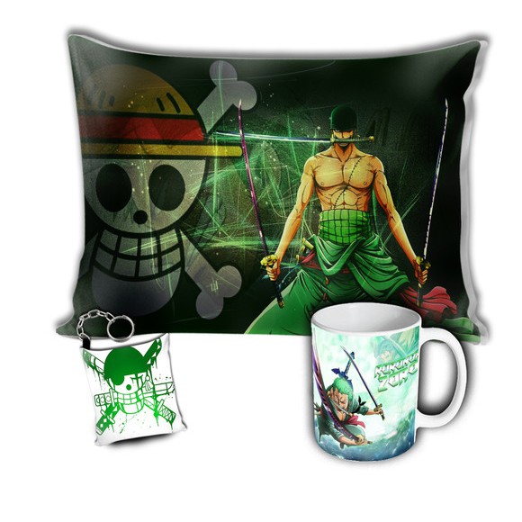 almofada shape fofuritos zoro (one piece)