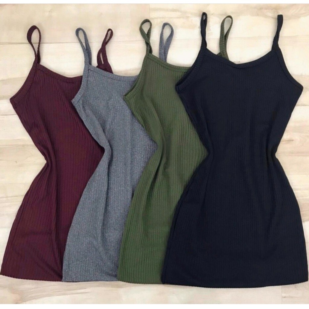 Kit 2 Vestido Feminino Colado Alcinha Curto Canelado Modela seu Corpo Envio  Imediato | Shopee Brasil