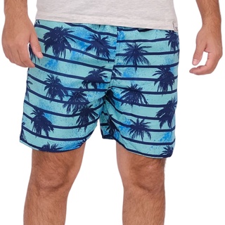 Kit Com 05 Shorts Estampado Tactel Masculino Adulto