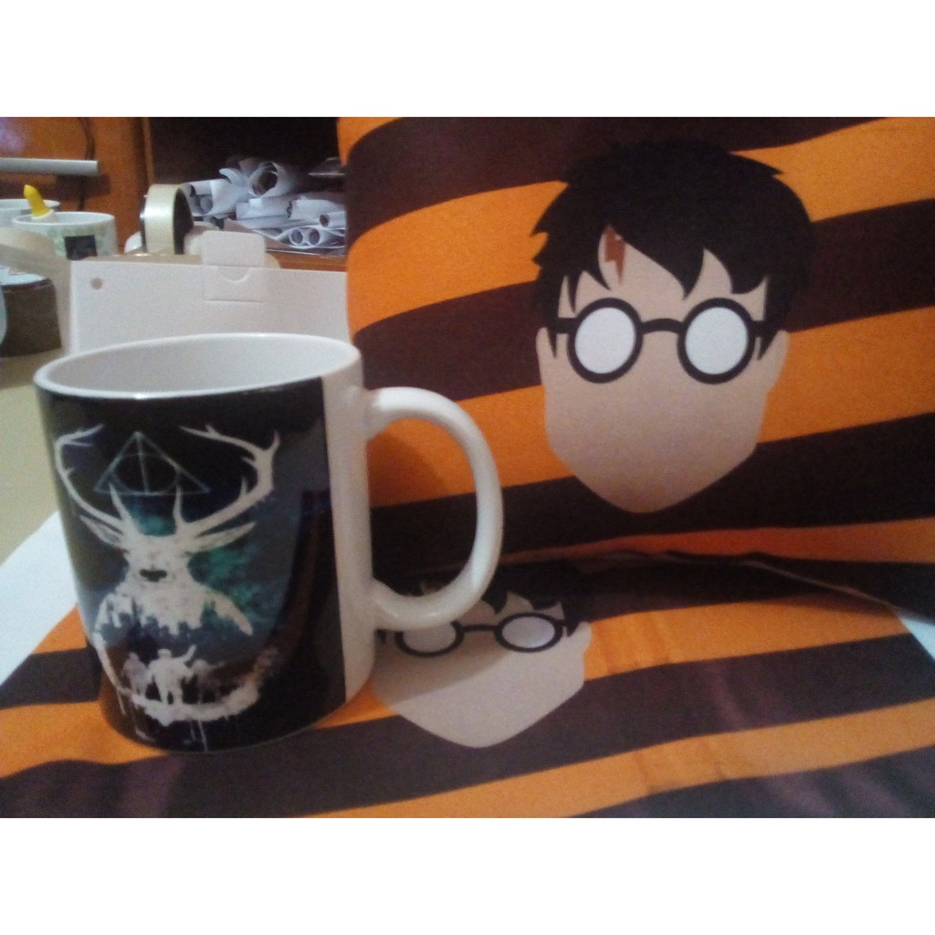 Kit almofada e caneca harry potter pijama toddyris em Promoção na